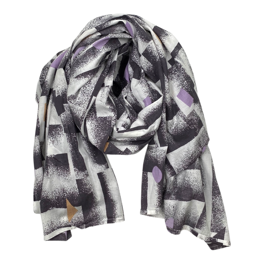 Woodwood square scarf, abstract print | onesize