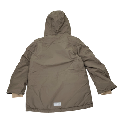 Mini A Ture matkastorio fleece lined winter jacket, almond | 128cm
