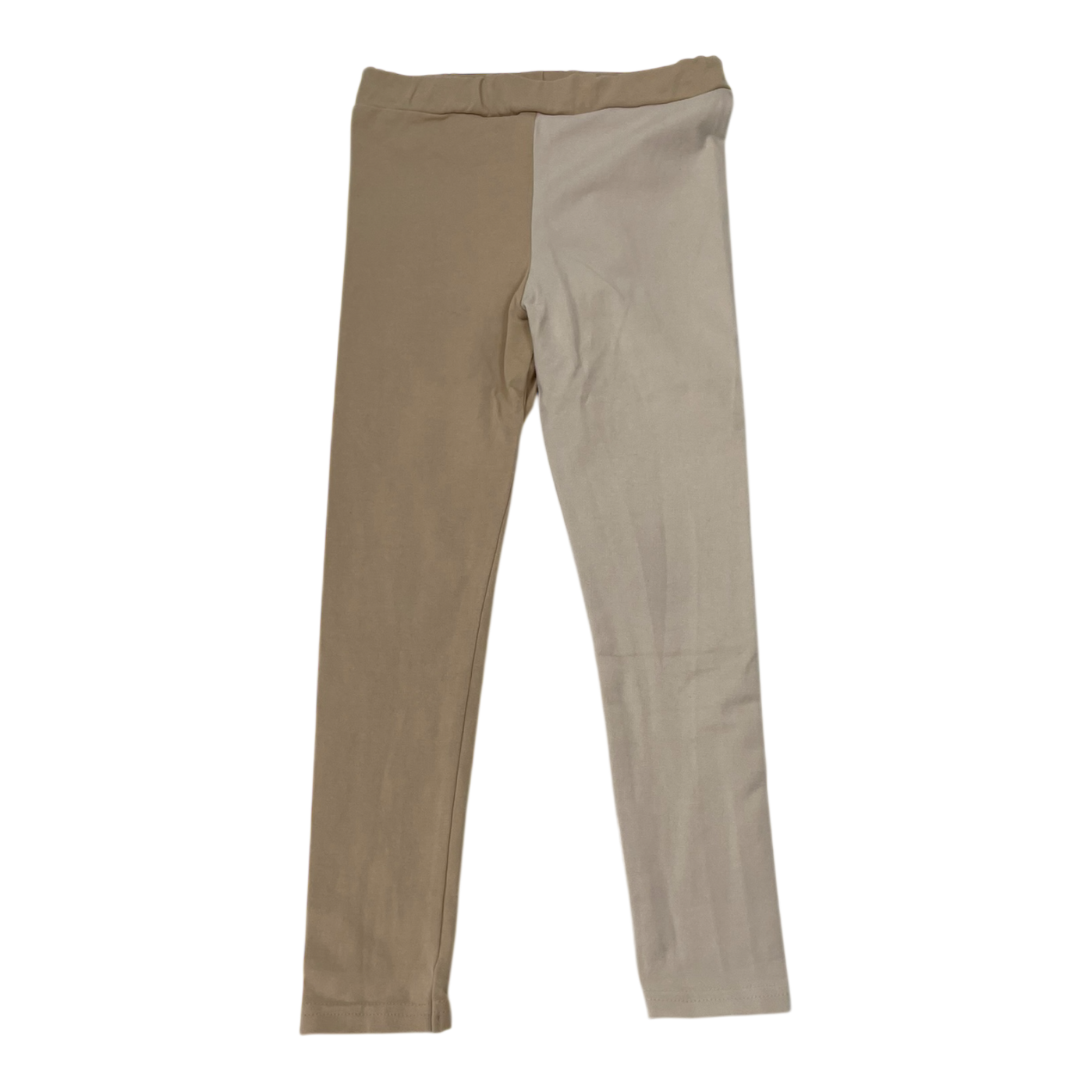 Gugguu block leggings, cream/sand | 98cm