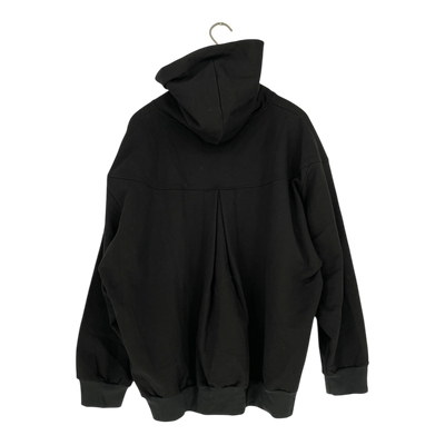 Ommellinen giant hoodie, black | woman XL/XXL