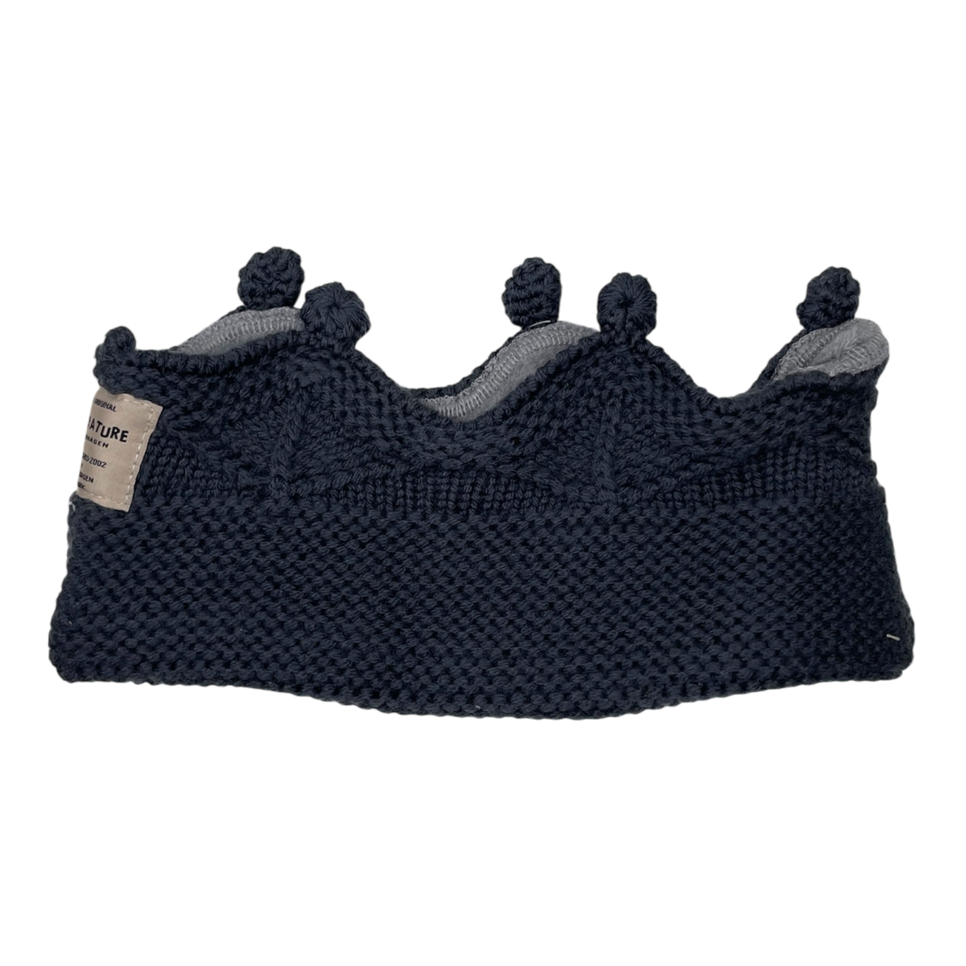 Mini A Ture matcinni fleece lined headband, dark grey | 2-3y