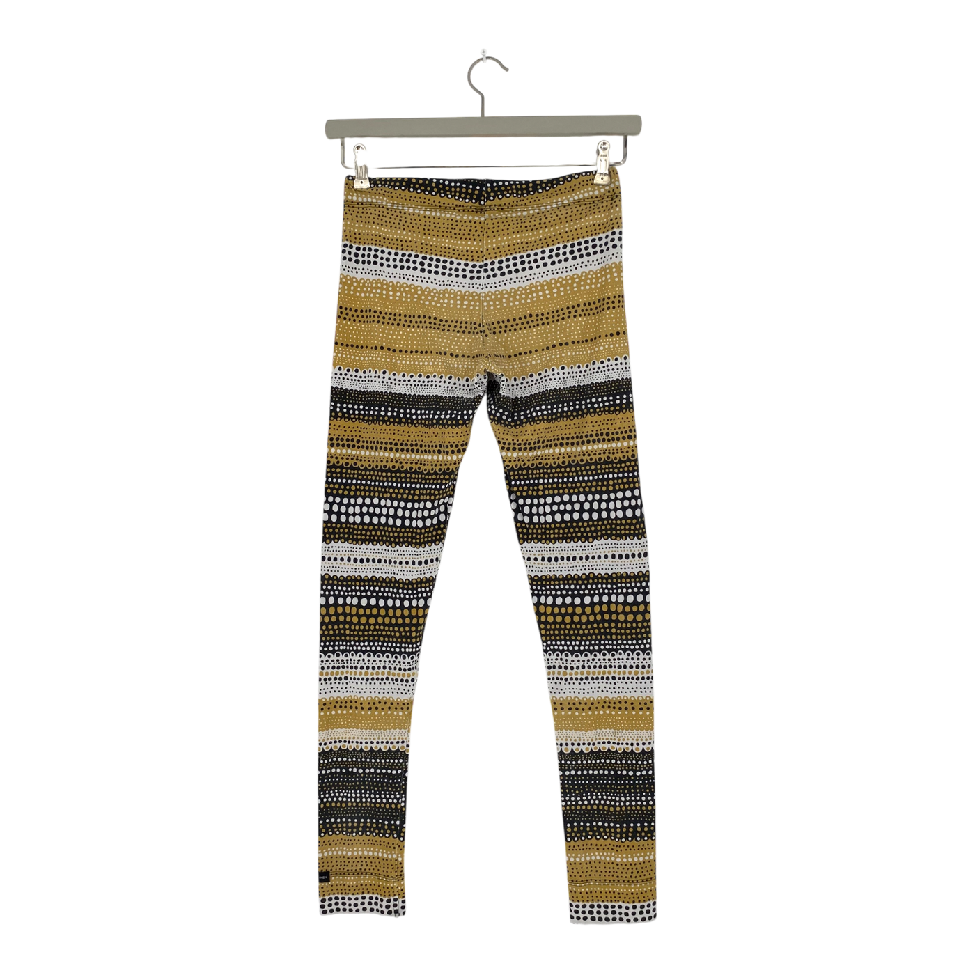 Ommellinen tricot leggings, yellow dots | woman S