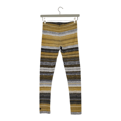 Ommellinen tricot leggings, yellow dots | woman S