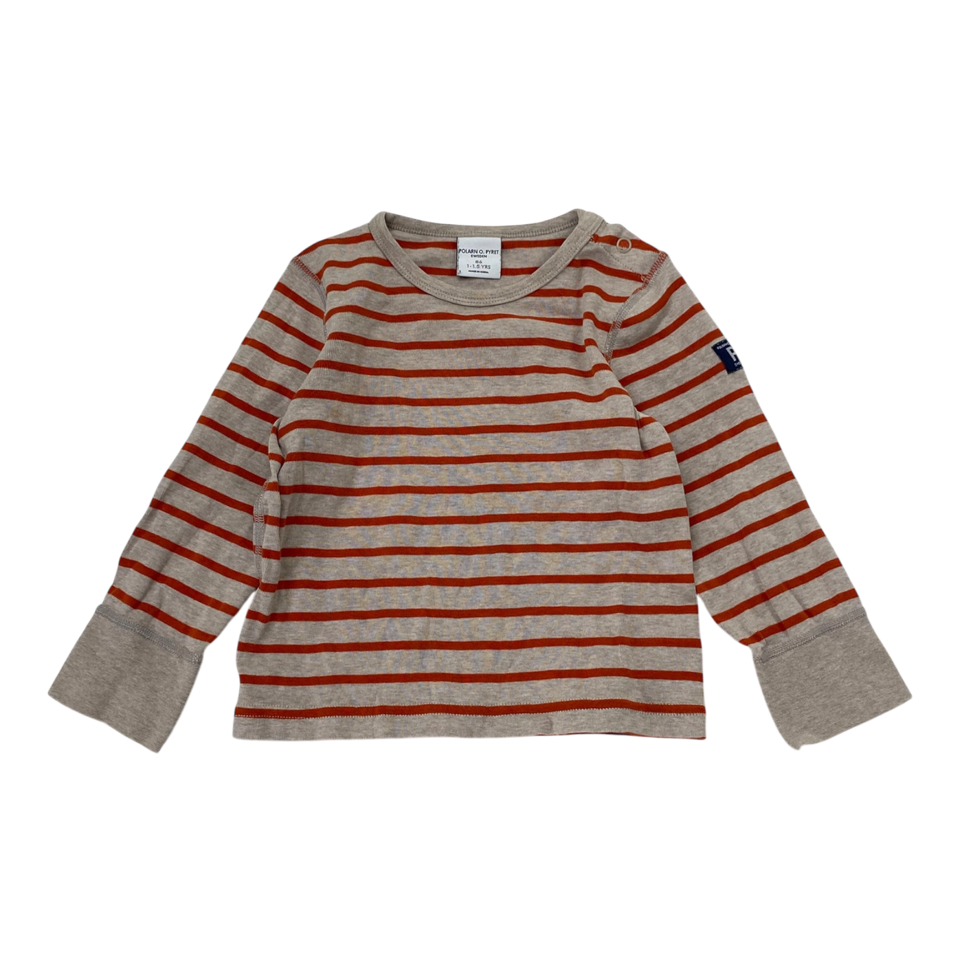 Polarn O. Pyret shirt, stripes | 86cm