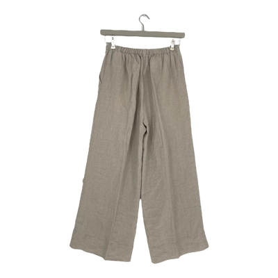 Marimekko marssi solid linen pants, almond | woman 38