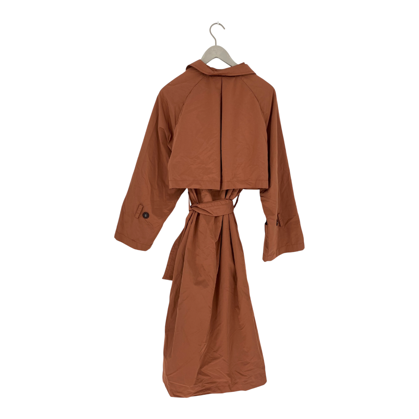 Embassy of Bricks and Logs kalvi trench coat, mahogany | woman S