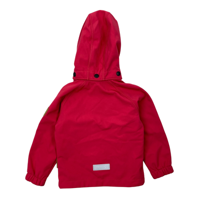 Reima vantti softshell jacket, raspberry | 92cm