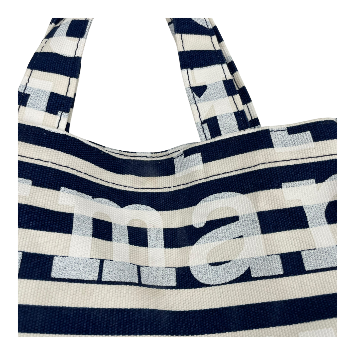 Marimekko ahkera canvas bag, stripe | small