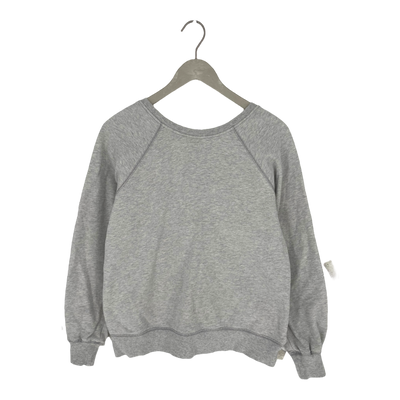 Makia wrap sweatshirt, light grey | woman S