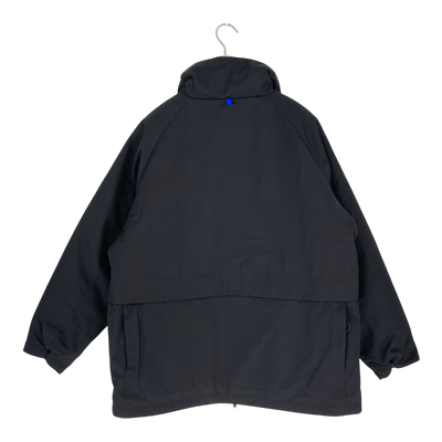 Embassy of Bricks and Logs parka jacket, black | unisex L