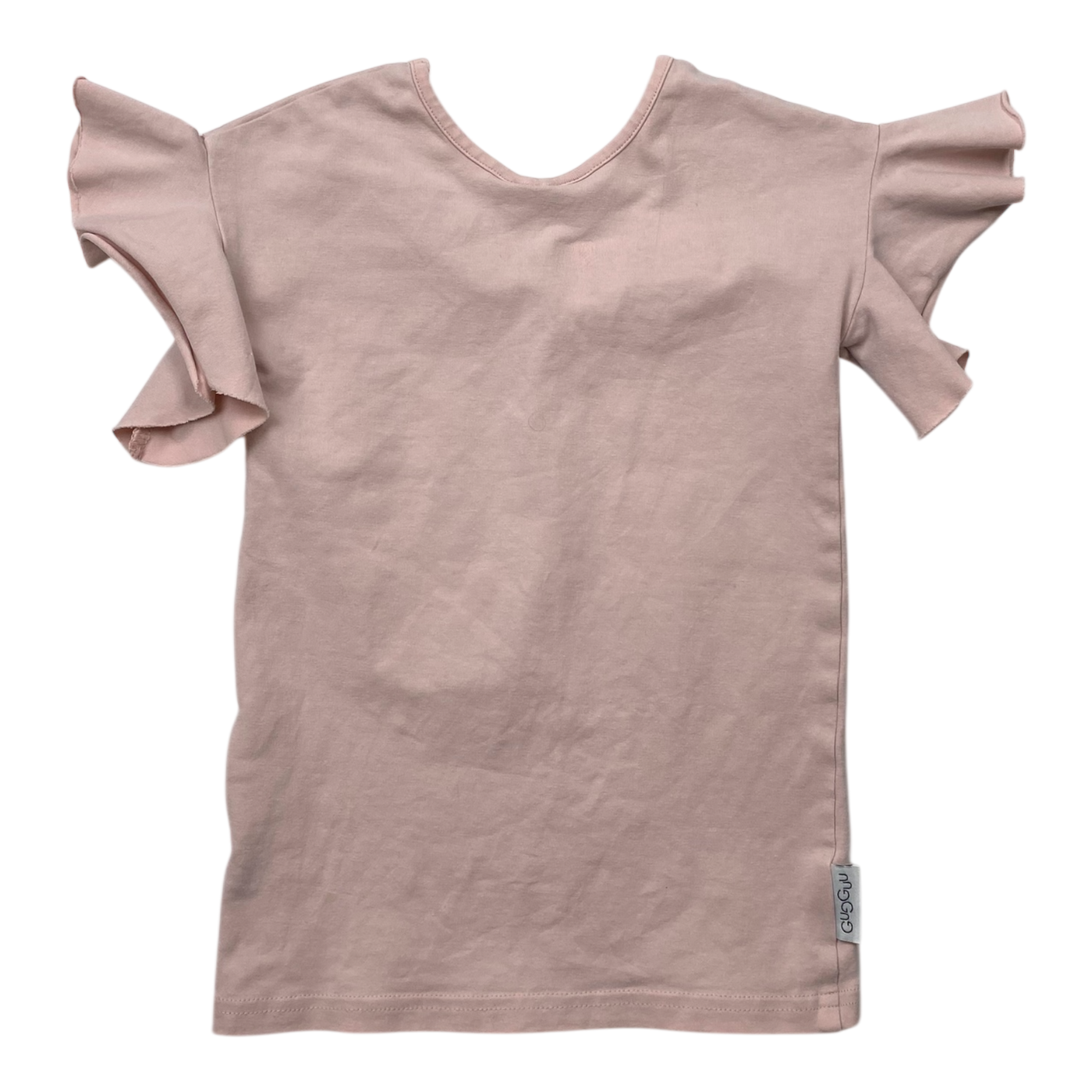 Gugguu frill t-shirt, pink | 104cm