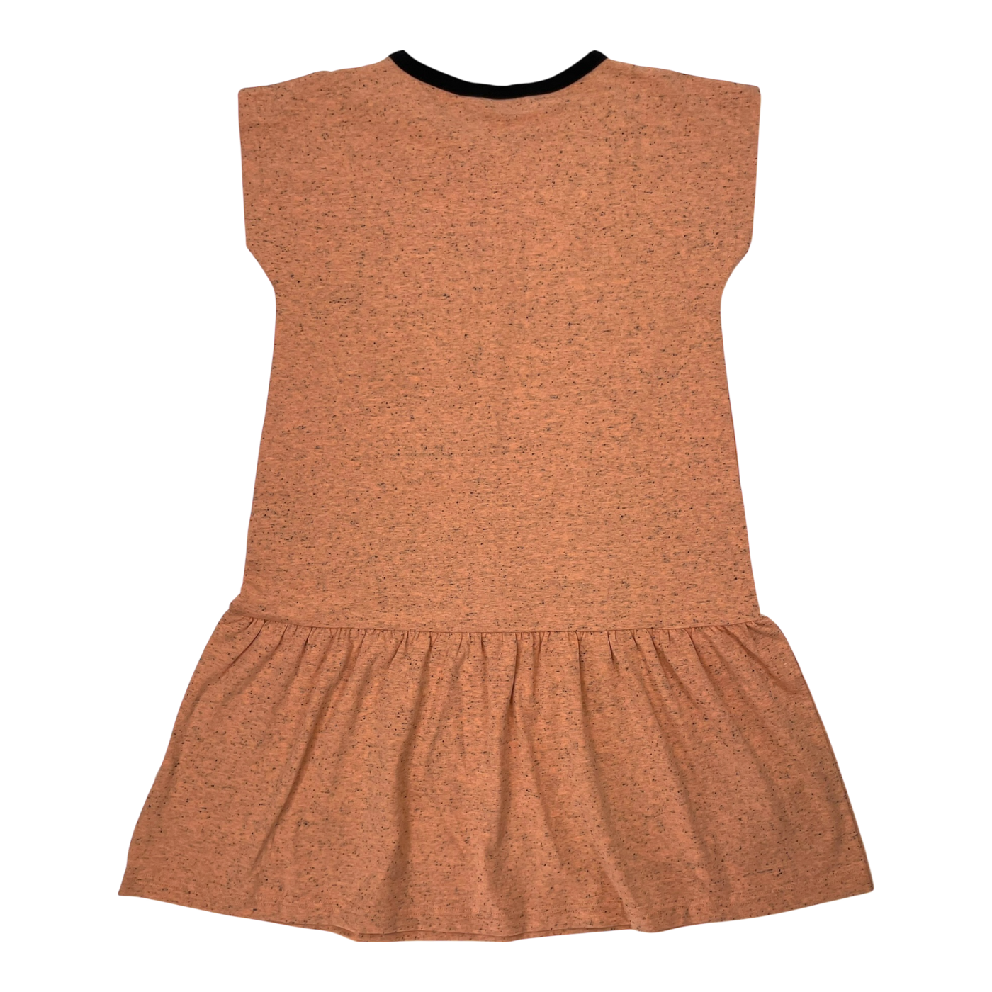 Papu collar dress, coral | 134/140cm