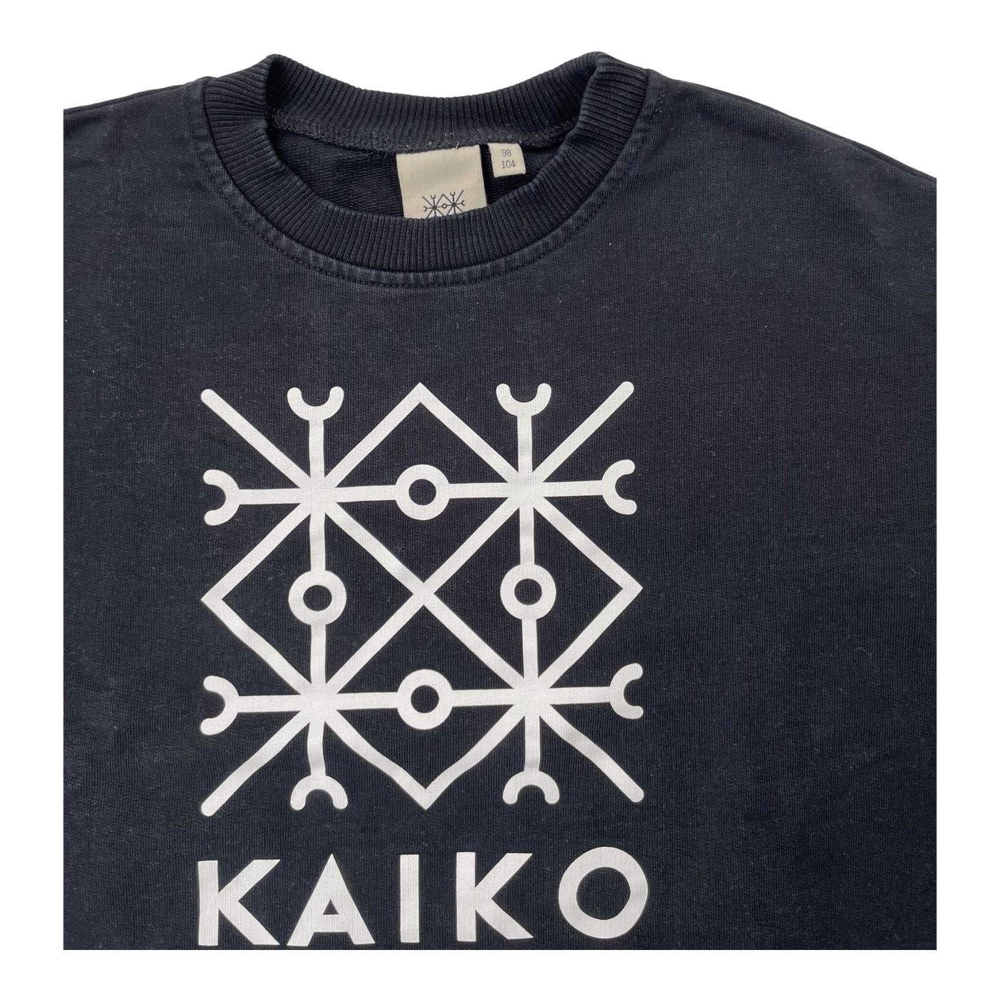 Kaiko logo sweatshirt, black | 98/104cm