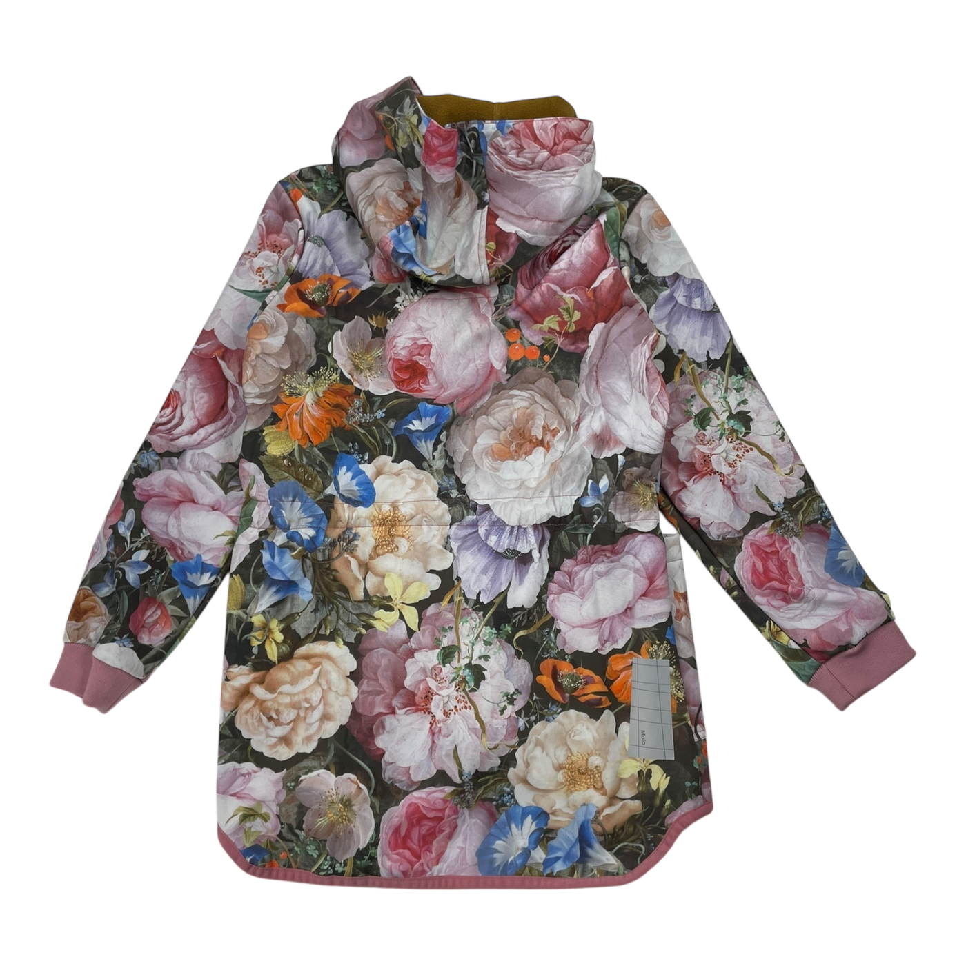 Molo hillary softshell jacket, flowers | 140cm