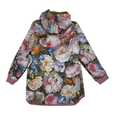 Molo hillary softshell jacket, flowers | 140cm