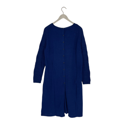 KARINFRAIDENRAIJ princesa knitted dress, blue | woman M