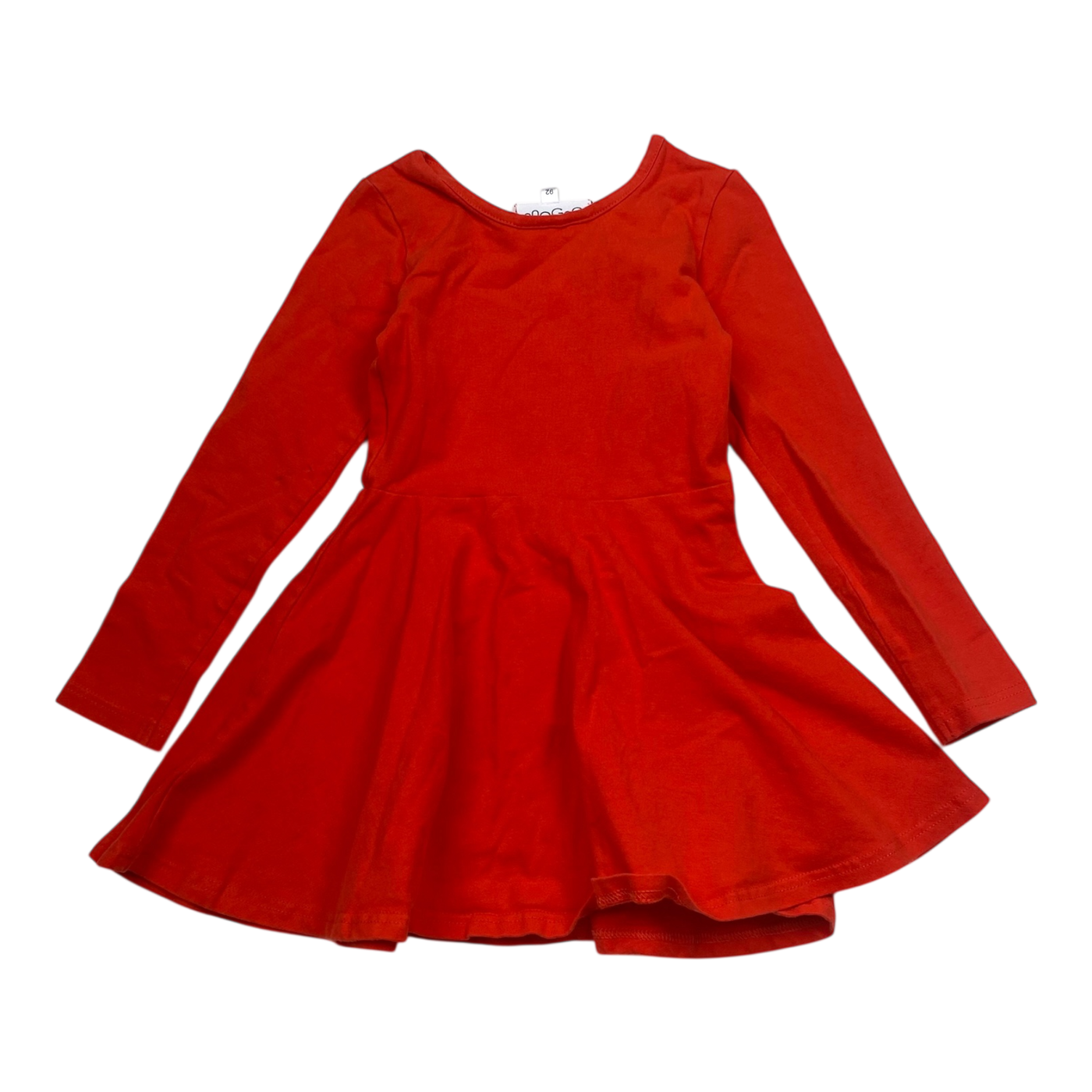 Gugguu frilla dress, red | 92cm