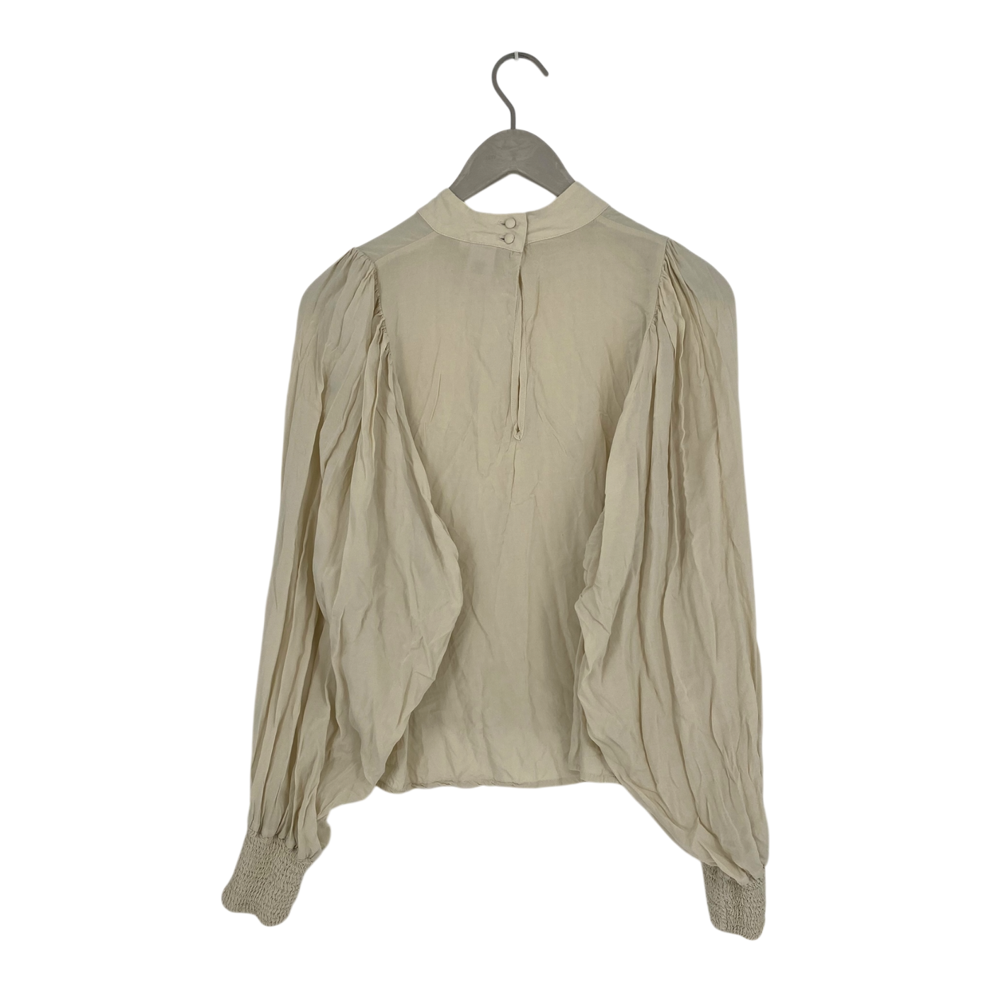 Kaiko puff blouse, vanilla | woman M