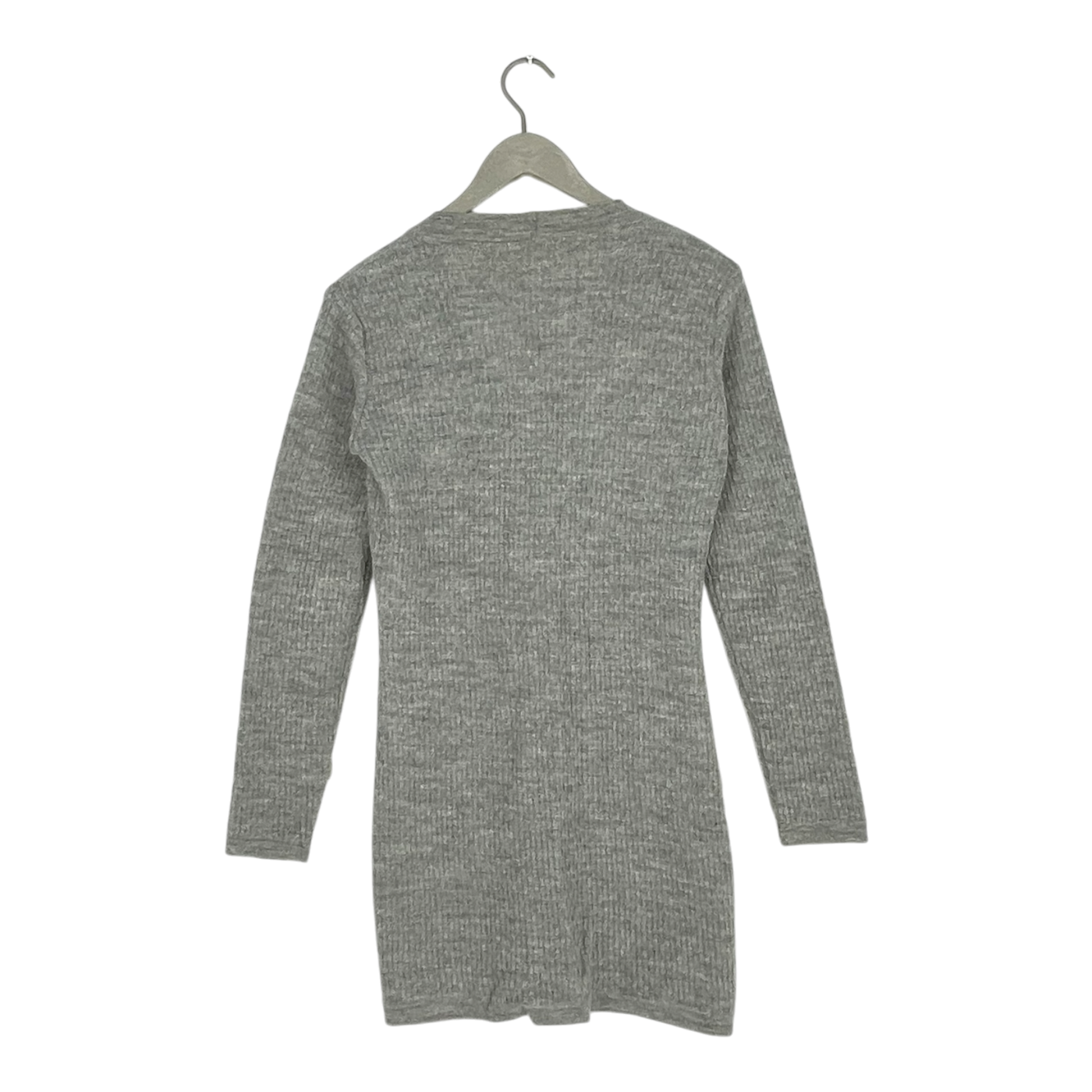 Alpa alpaca long cardigan, grey | woman S