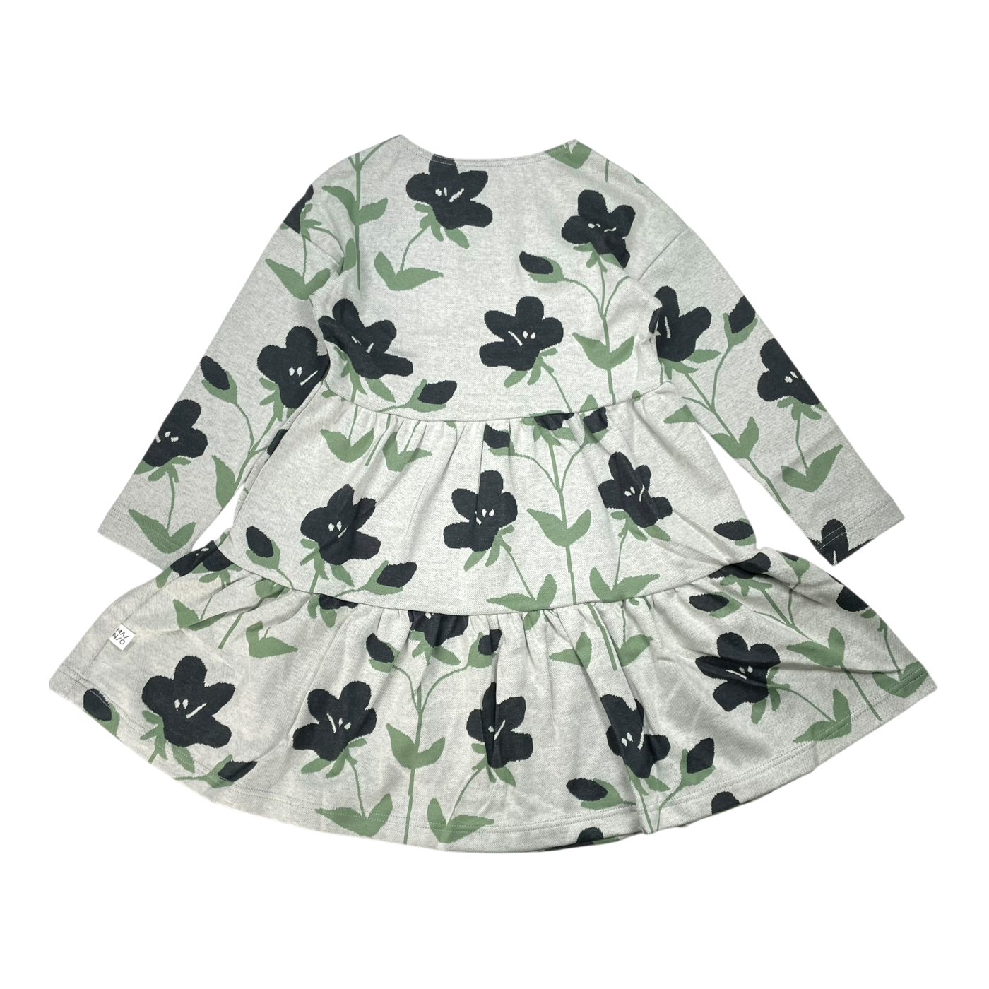 Mainio jacquard dress, flowers | 122/128cm