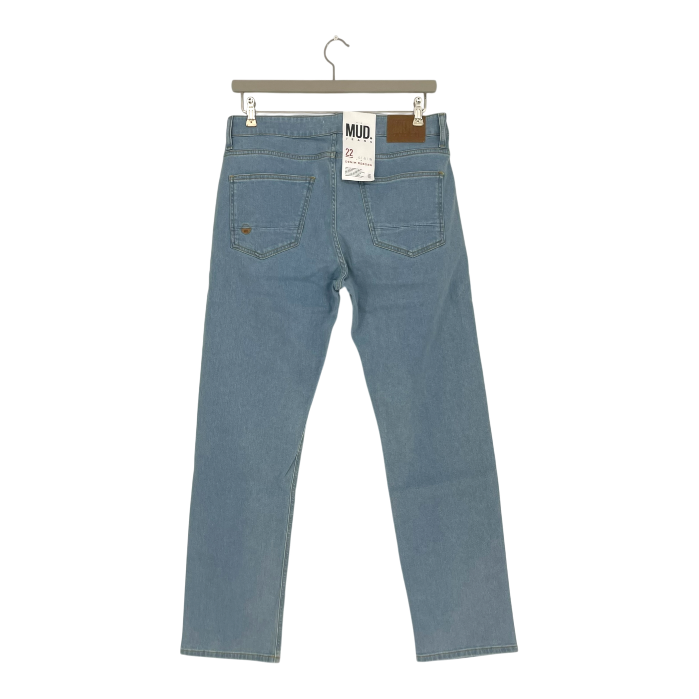 Mud Jeans bryce straigt jeans, light denim | man 33/32
