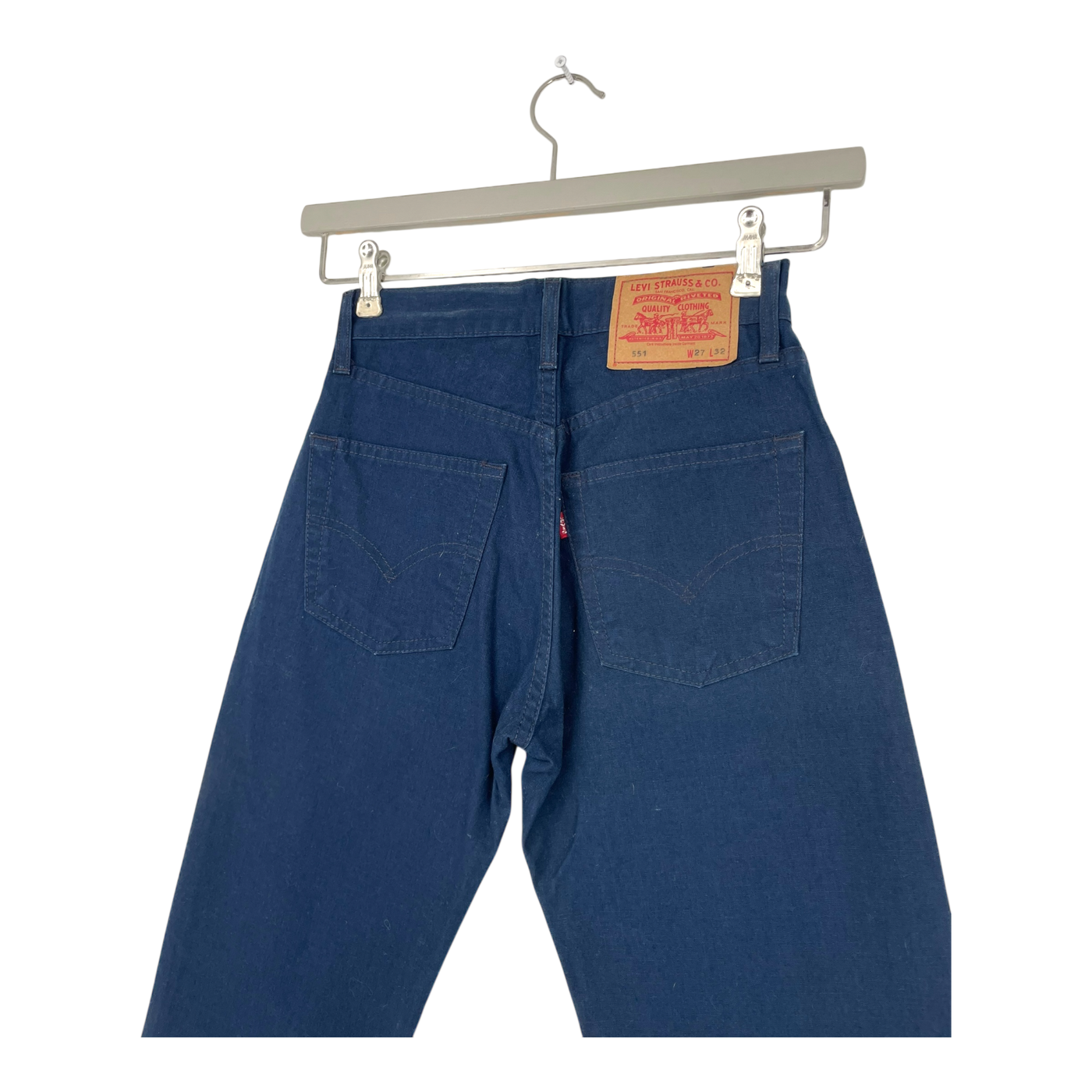 Levi's cotton trousers, denim blue | W27 L32