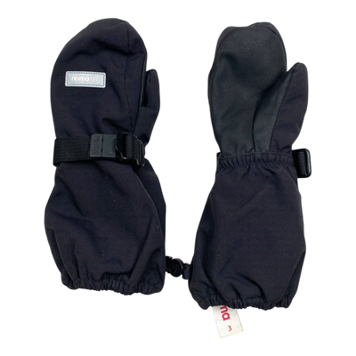 Reima askare midseason gloves, black | 2-4y