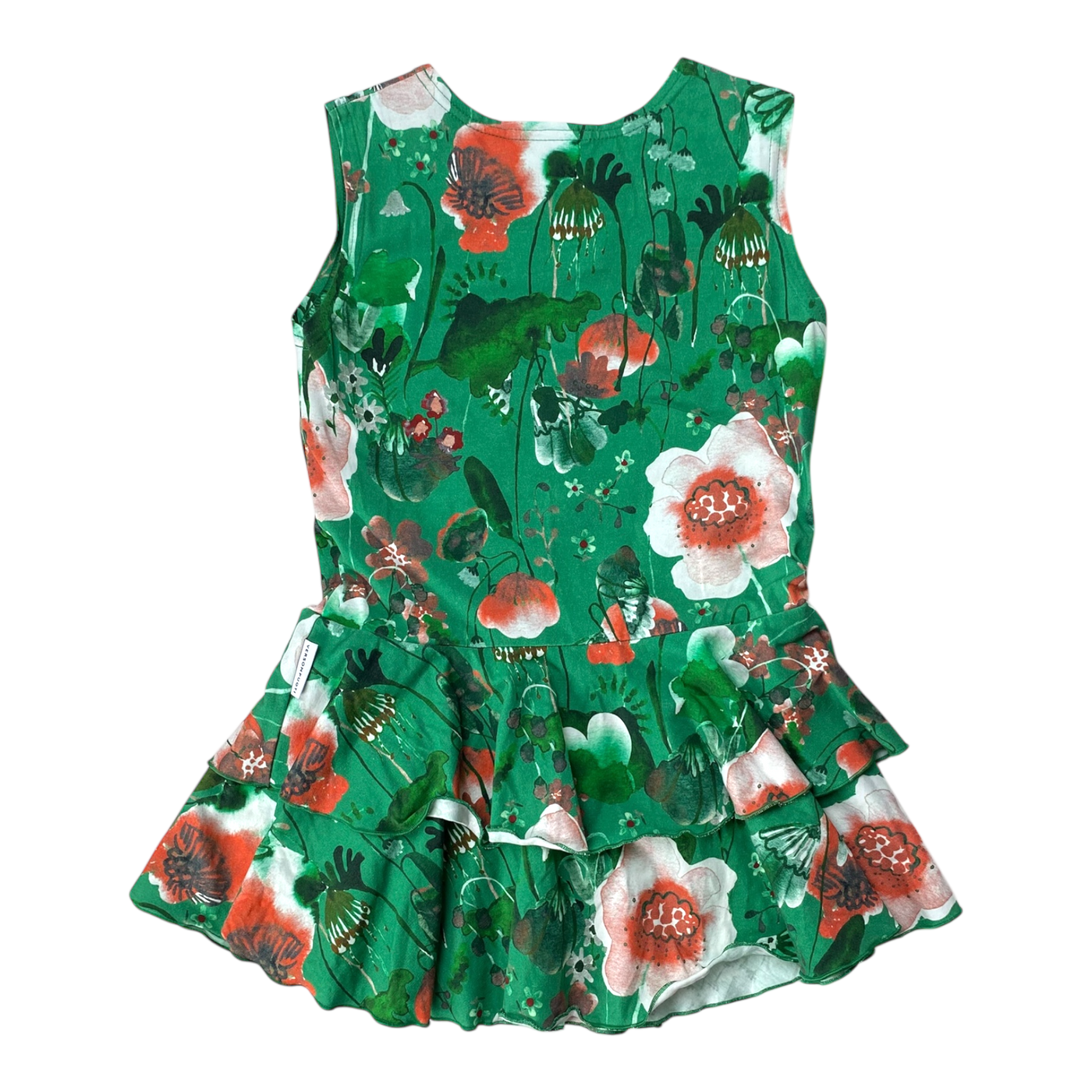 Versonpuoti sleeveless dress, flower | 128/134cm