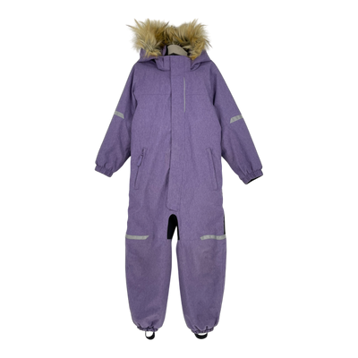 Polarn O. Pyret winter overall, lavender/black | 116cm