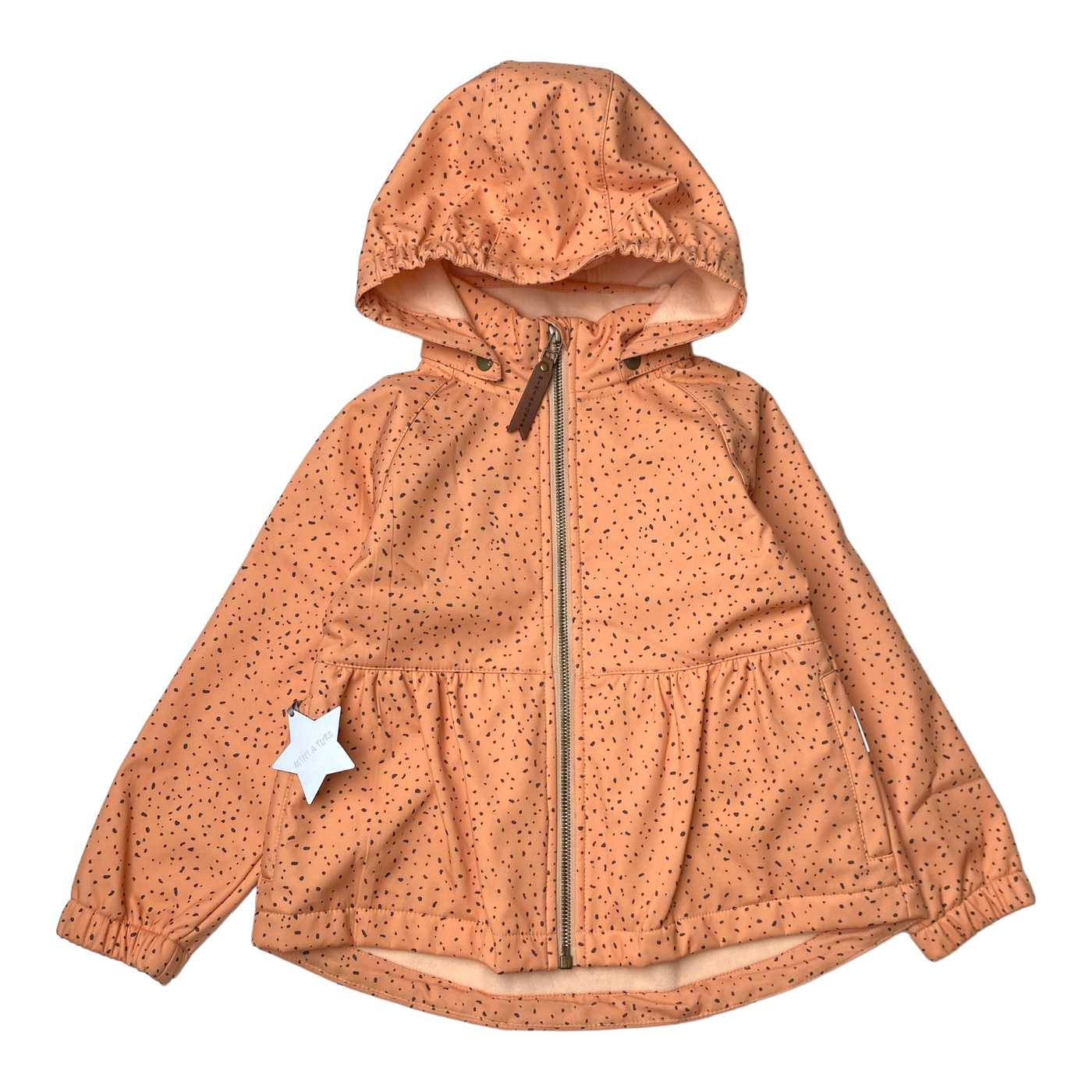 Mini A Ture briddi softshell jacket, dusty coral | 104cm