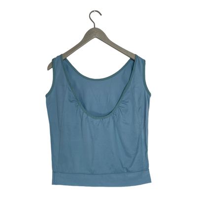 Limo rose open back top, light blue | woman L