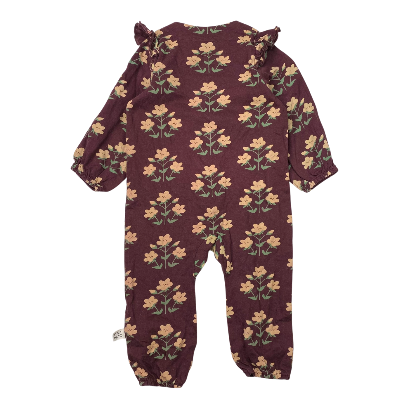 Mainio button jumpsuit, flowers | 62/68cm