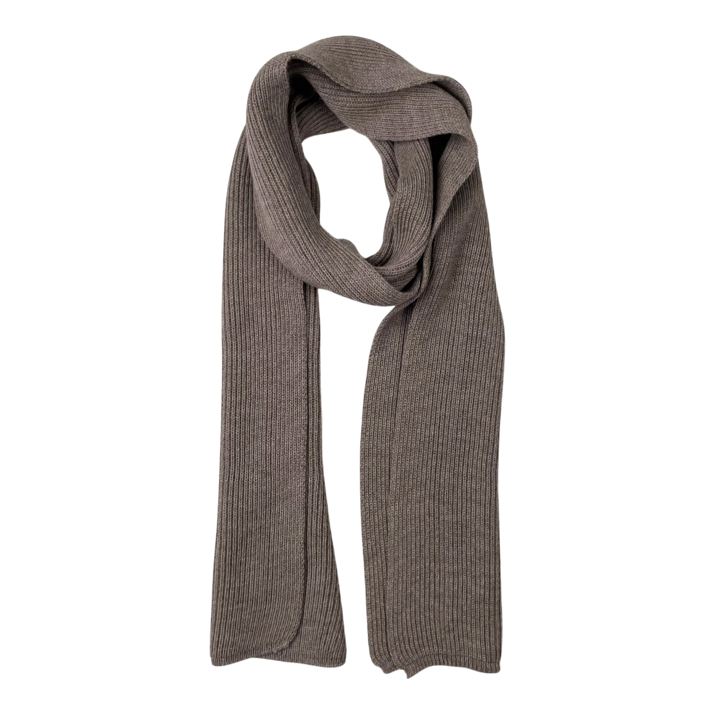 Alpa avenue knitted scarf, dark almond | onesize