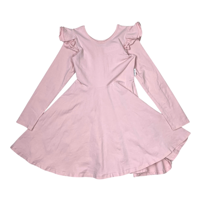 Gugguu frilled dress, pink | 134cm