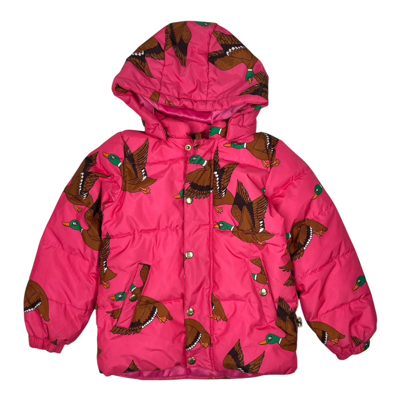 Mini Rodini puffer jacket, bird | 116/122cm