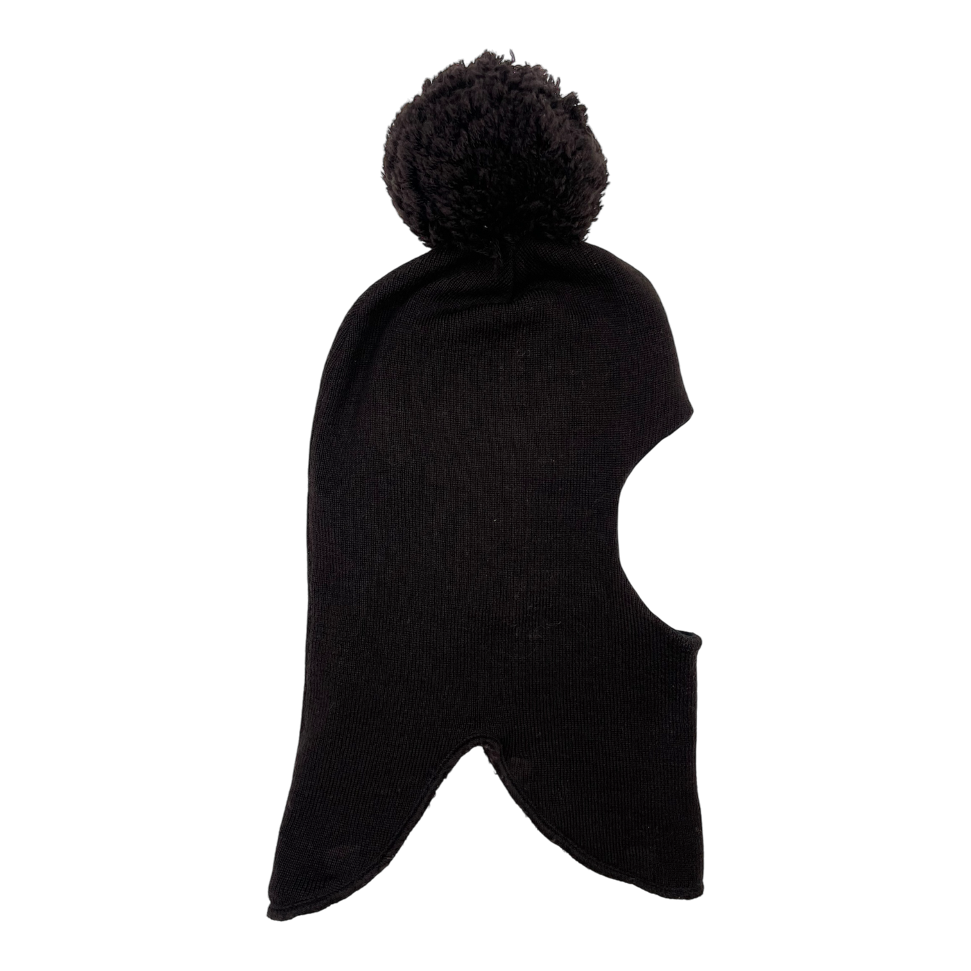 Mainio merino balaclava, dark brown | 3-5y