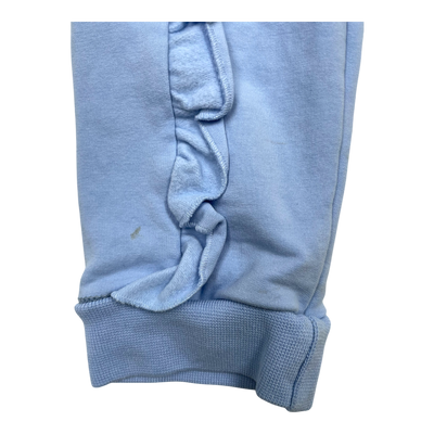 Gugguu frill sweatpants, blue | 146cm