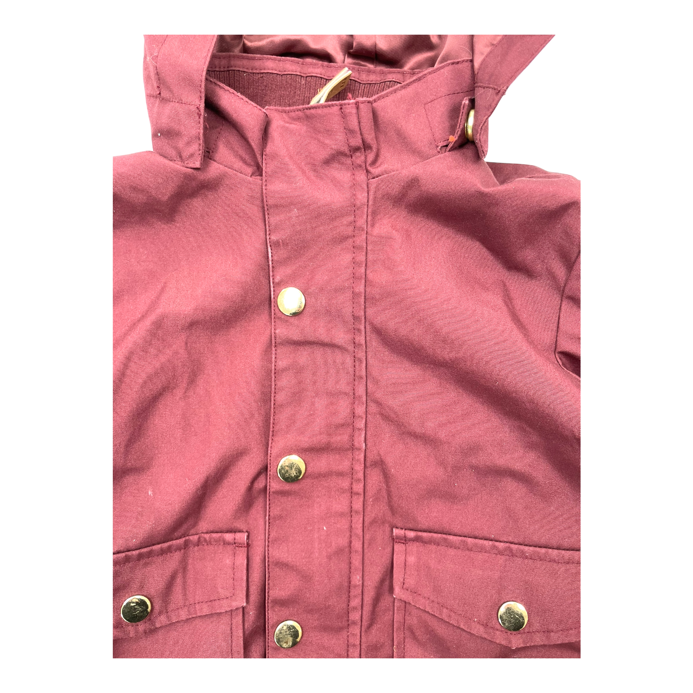 Mini Rodini pico jacket, burgundy | 80/86cm