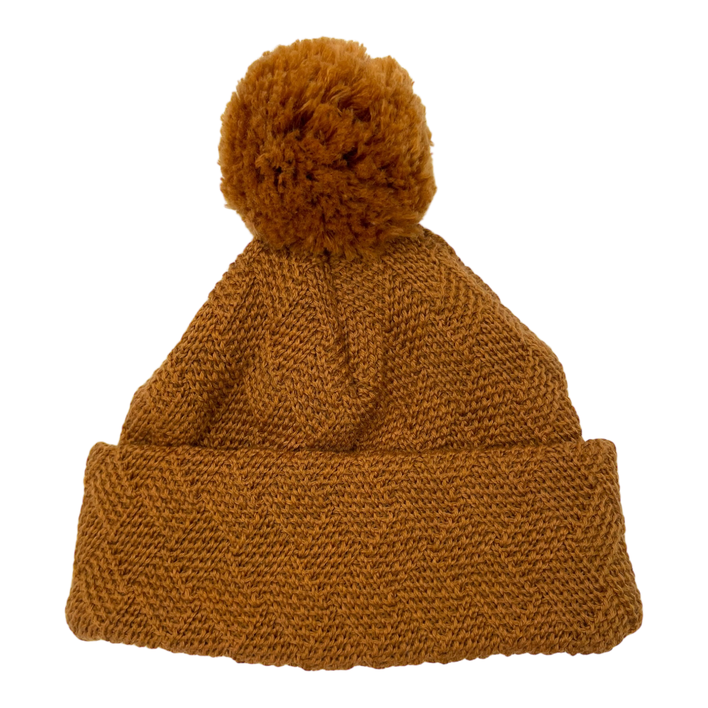 Kaiko grid merino beanie, orange | kids