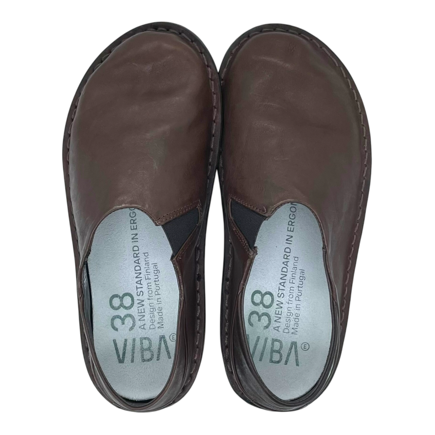 VIBAe Zuma leather shoes, cocoa brown | 38