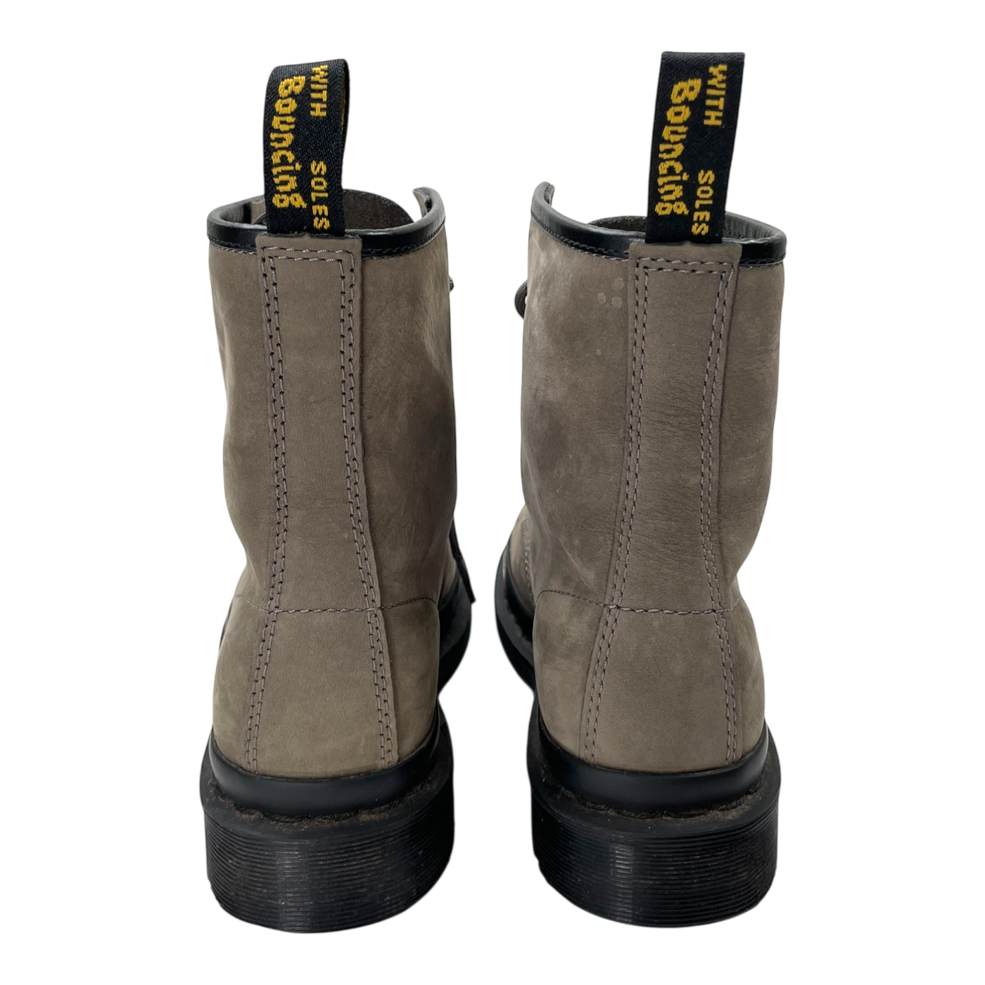 Dr. Martens 1460 lace up boots, grey suede | 38