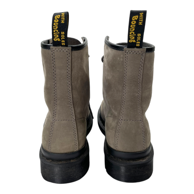 Dr. Martens 1460 lace up boots, grey suede | 38
