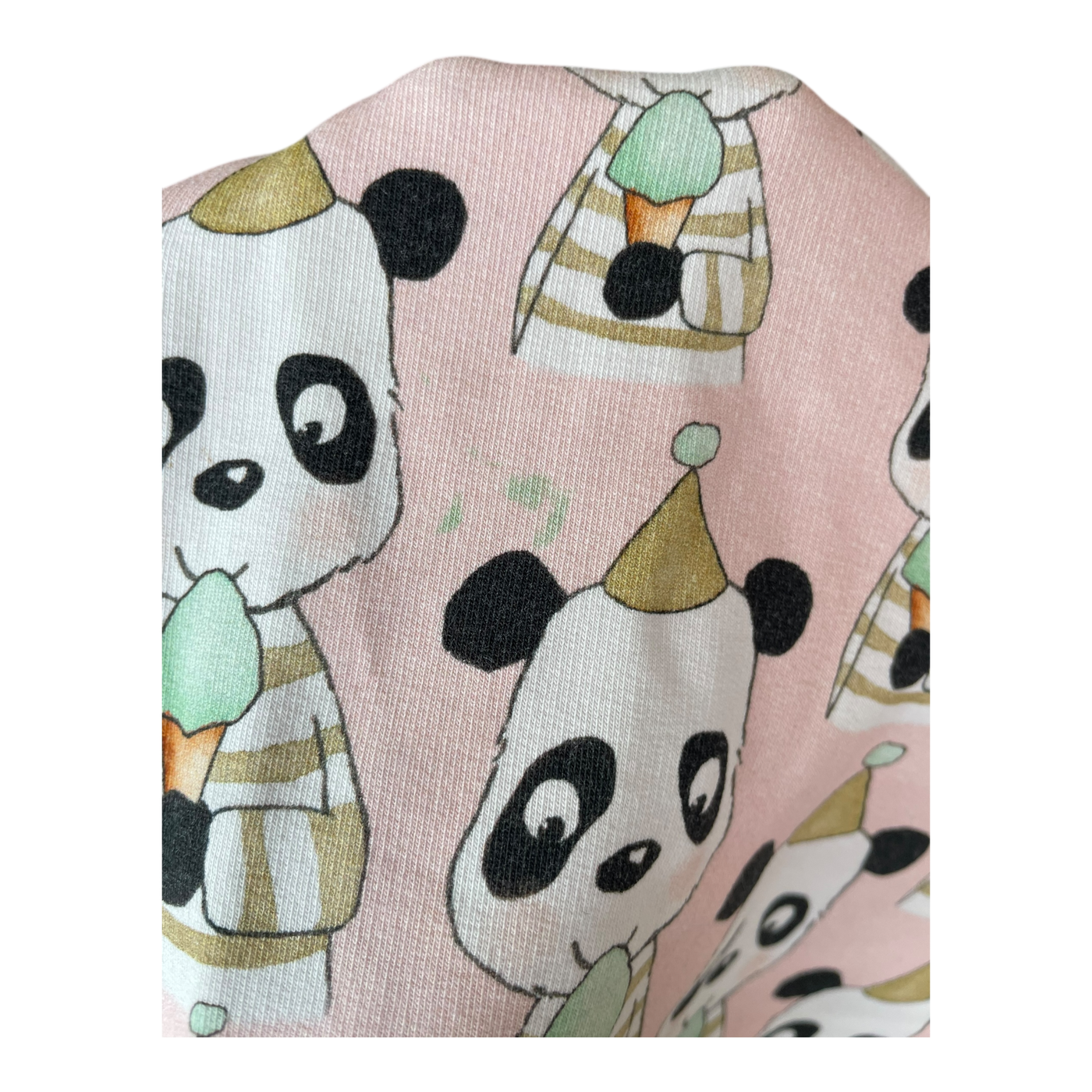 Metsola sweat dress, panda | 122/128cm