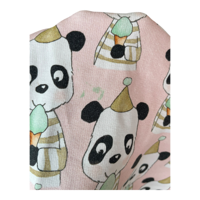 Metsola sweat dress, panda | 122/128cm