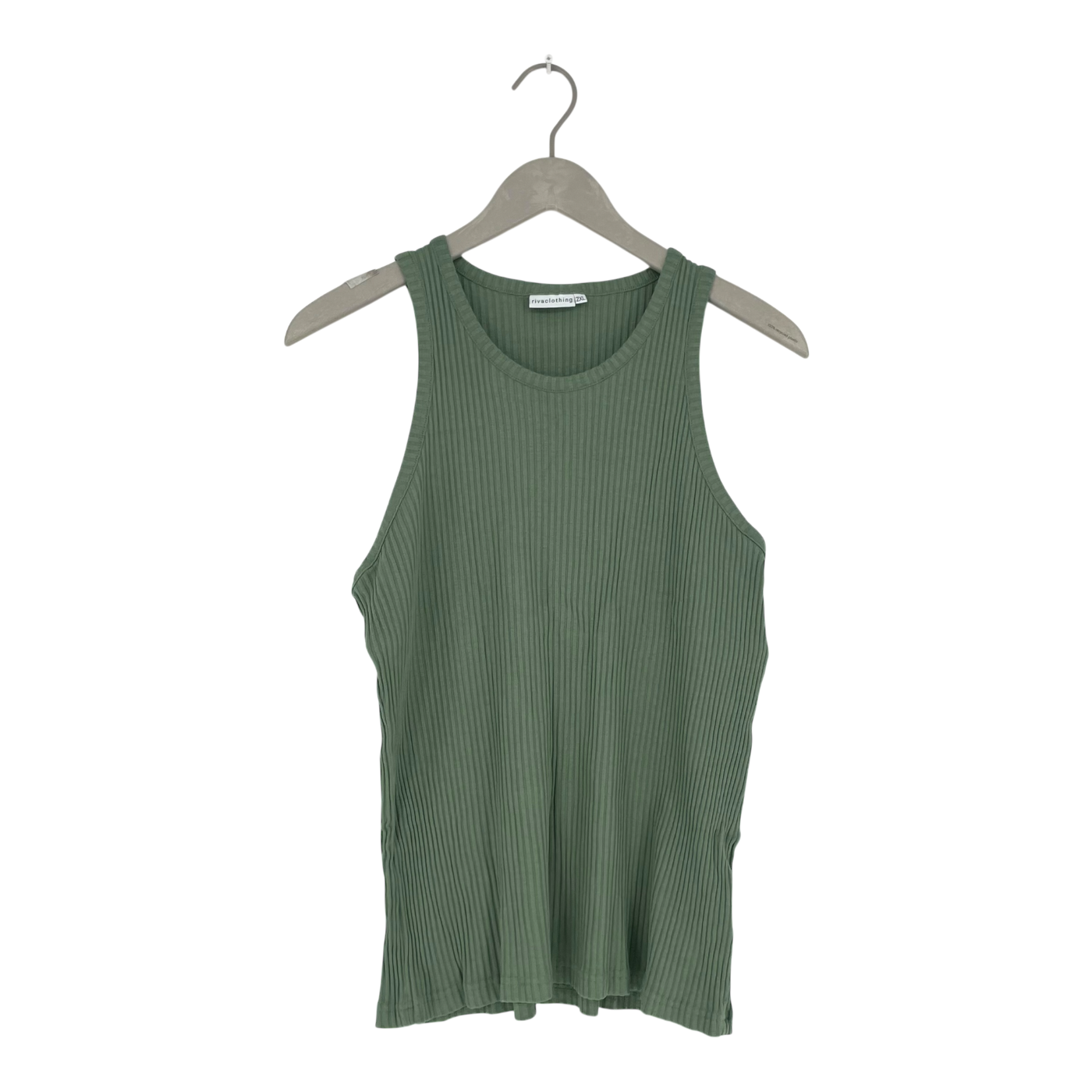 Riva Clothing rib tank, pistachio | woman 2XL