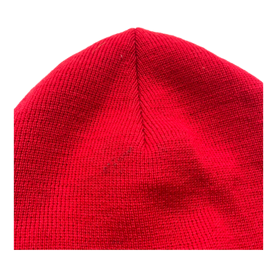 Metsola merino wool beanie, red | 3-4y