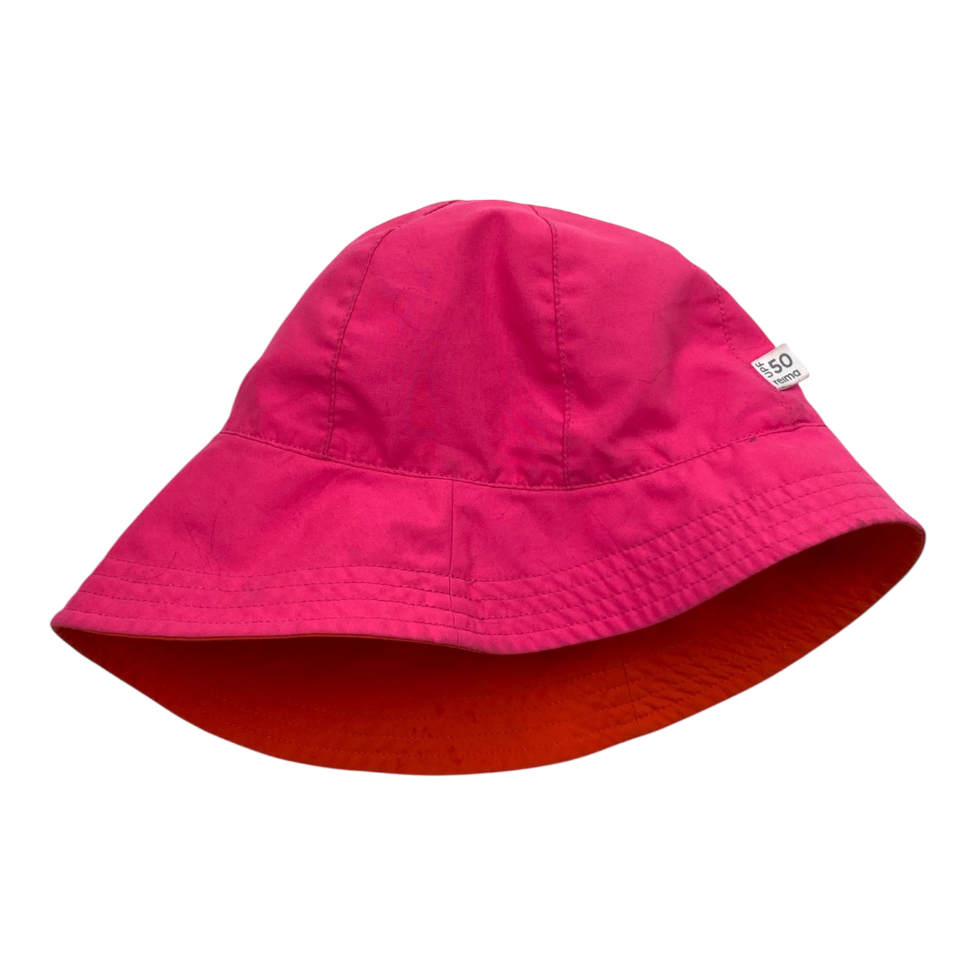 Reima sun hat, deep pink / orange | 1-2y