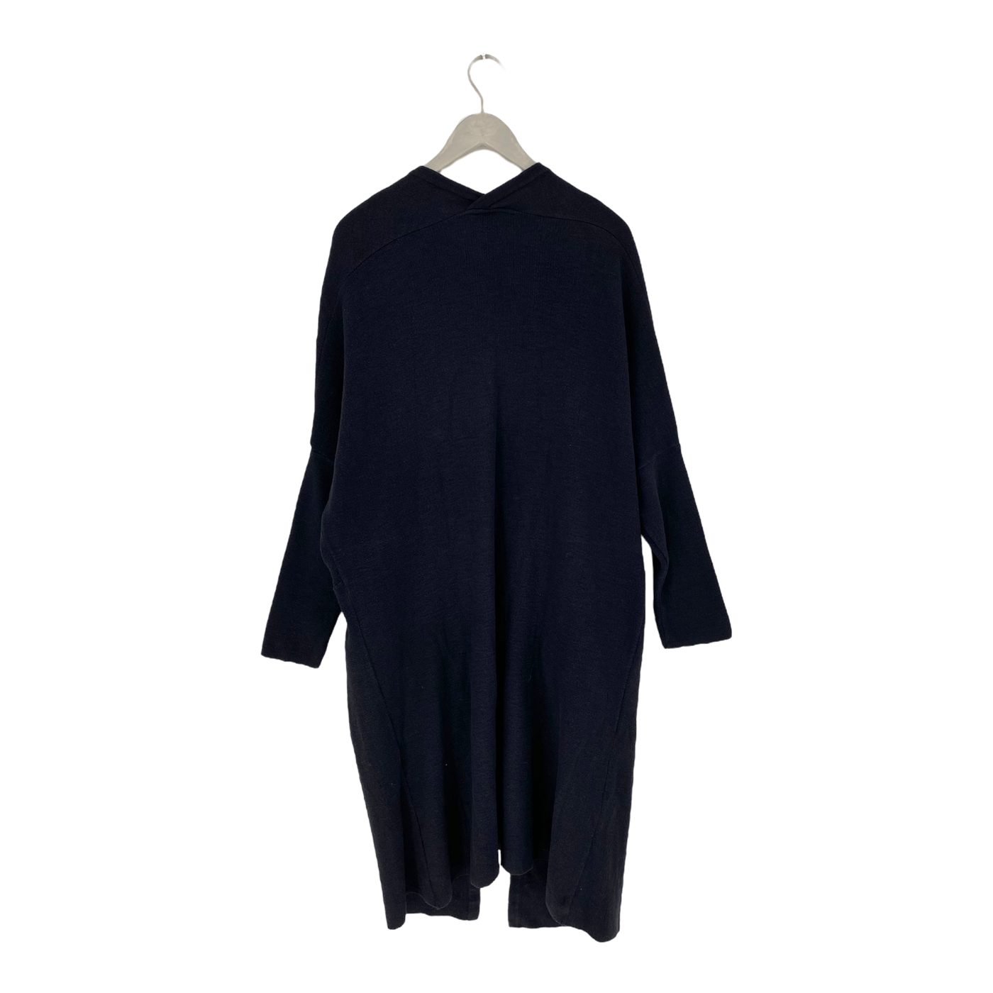 Papu long split cardigan, black | woman XS/S
