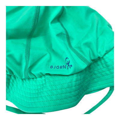 Isbjörn sunhat, mint green | 48/50cm