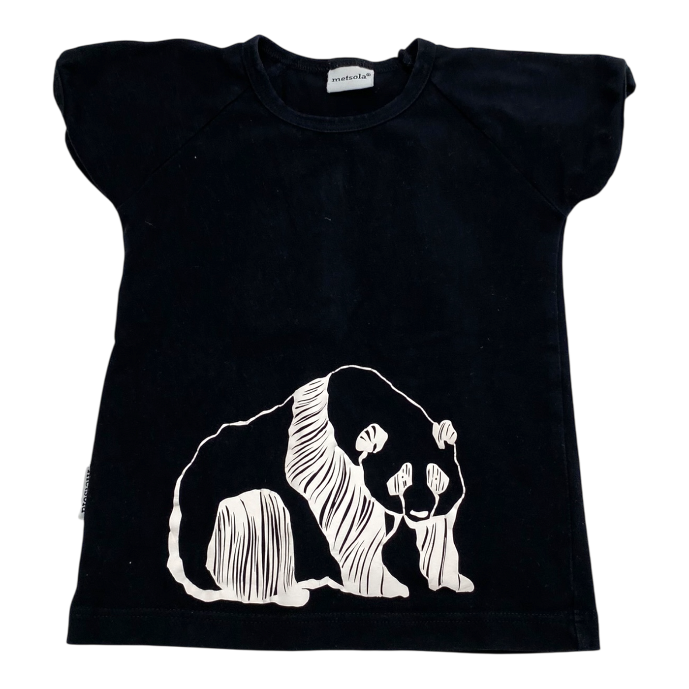 Metsola bear t-shirt, black | 104cm